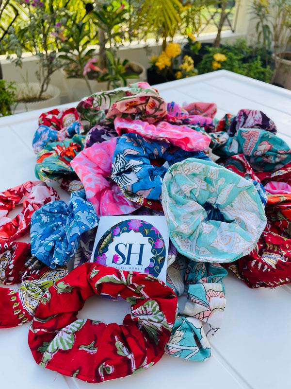 PURE COTTON SCRUNCHIES