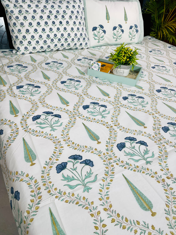 BLUE JAAL BEDDING SET