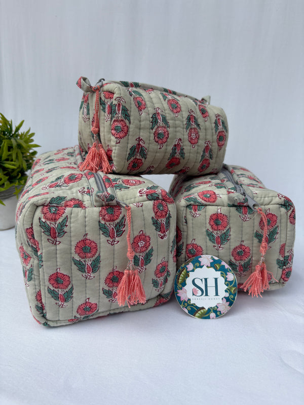 Multi Utility Toiletry Pouch Set (3 PEICE)