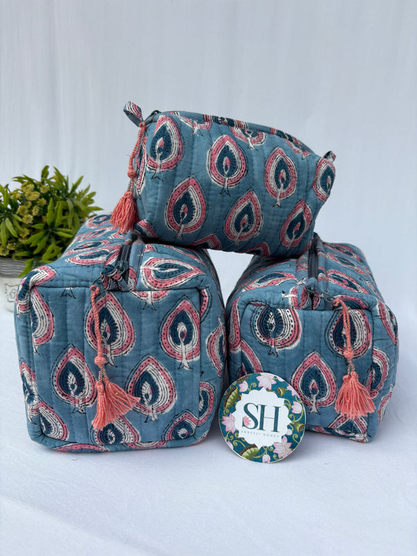 Multi Utility Toiletry Pouch Set (3 PEICE)