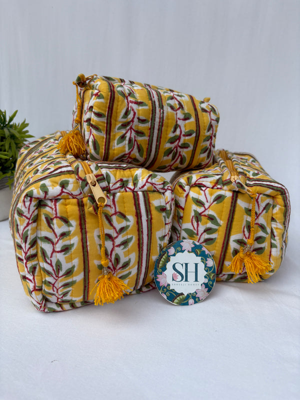 Multi Utility Toiletry Pouch Set (3 PEICE)