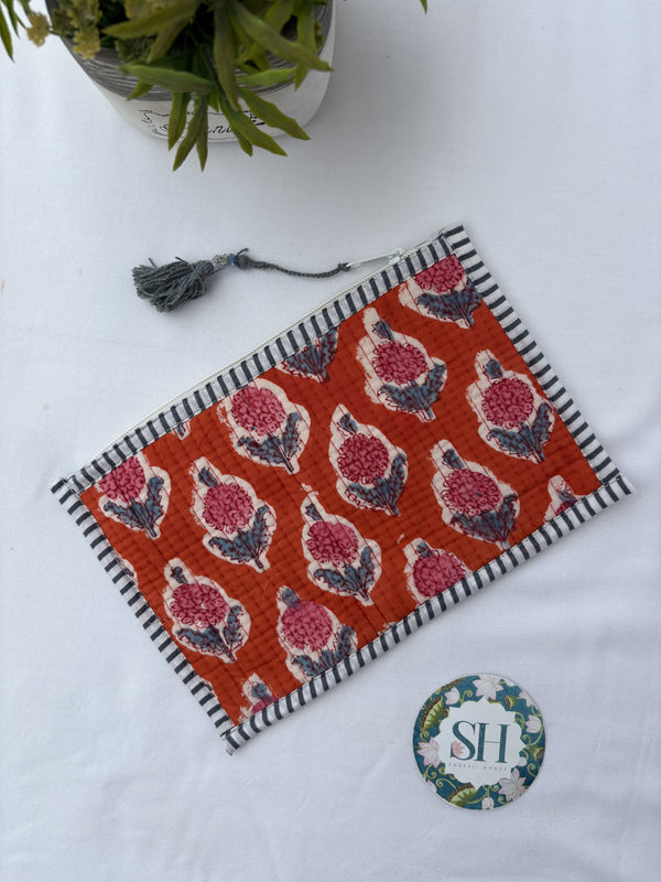 Travel Wallet/Flat Pouch/Jewellery Pouch