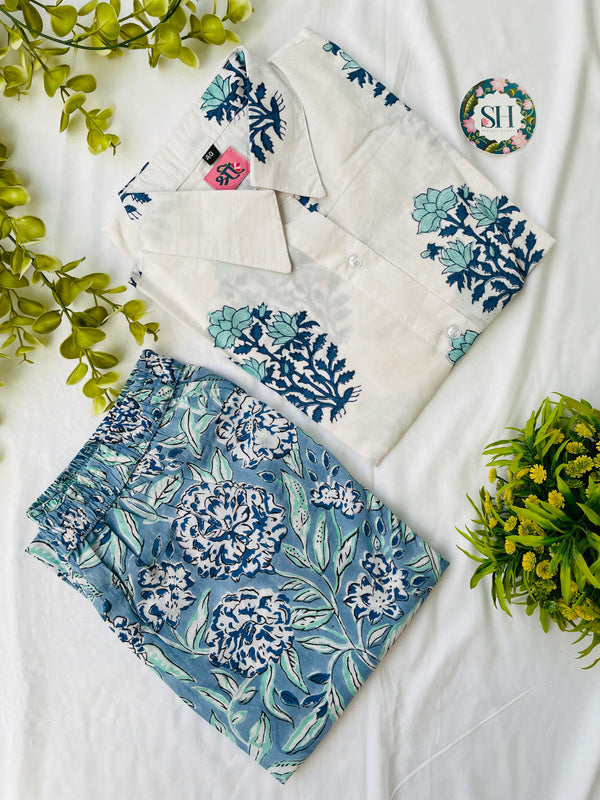 Block Printed Cotton Co-Ord Set