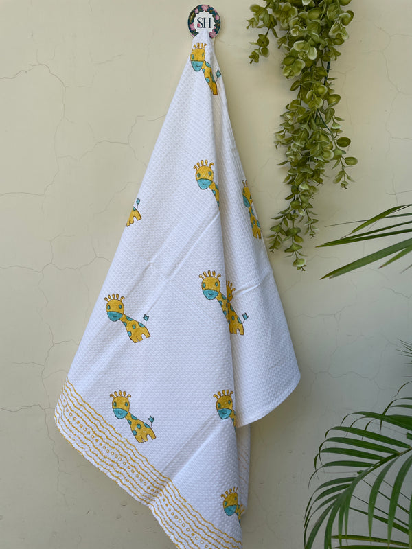 Block Printed Cotton Towels