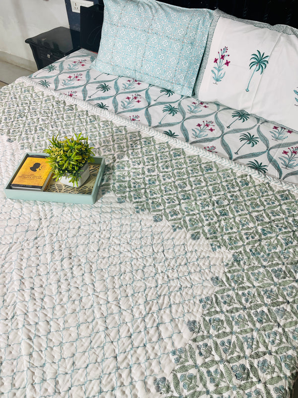 PALM & FLORAL JAAL BEDDING SET