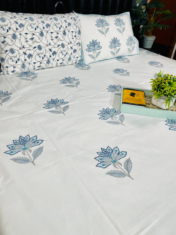 PREMIUM HAND BLOCK BEDDING SET